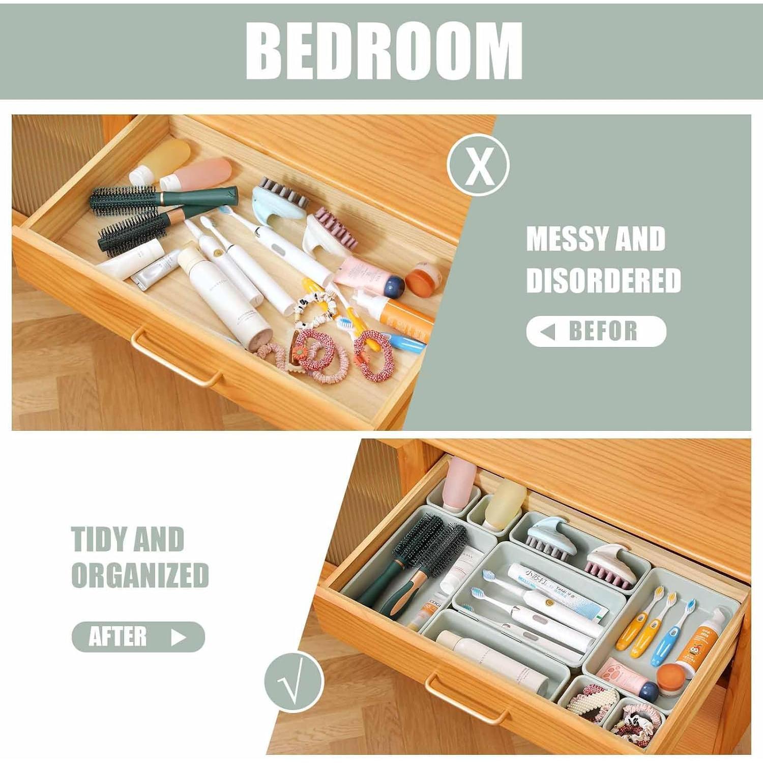 Multipurpose Household Plastic Storage Trays 16 Pieces Three Size Combination Drawer Divider Box Space Saving Neat Organizer For Beauty Salon Makeup Kitchen Utensils Study Room Stationery Bathroom Sundries Multipurpose Household Plastic Storage Trays 16 Pieces Three Size Combination Drawer Divider Box Space Saving Neat Organizer For Beauty Salon Makeup Kitchen Utensils Study Room Stationery Bathroom Sundries