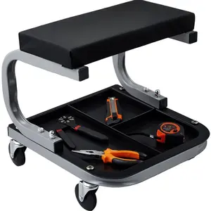 Mechanics Garage Stool 250 LBS Mechanic Creeper Seat Under Car Tool Tray