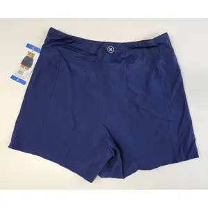 Hurley Womens Pull On Swim Short (Blue, Large)