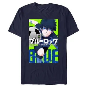 Men's Blue Lock Manga Cover T-Shirt