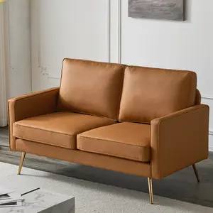 VINGLI 56" Modern Loveseat,Small Sofa Couch Deep Seat for Living Room,2-Seater Loveseat Sofa for Bedroom,Apartment,Office,Dorm,Small Space