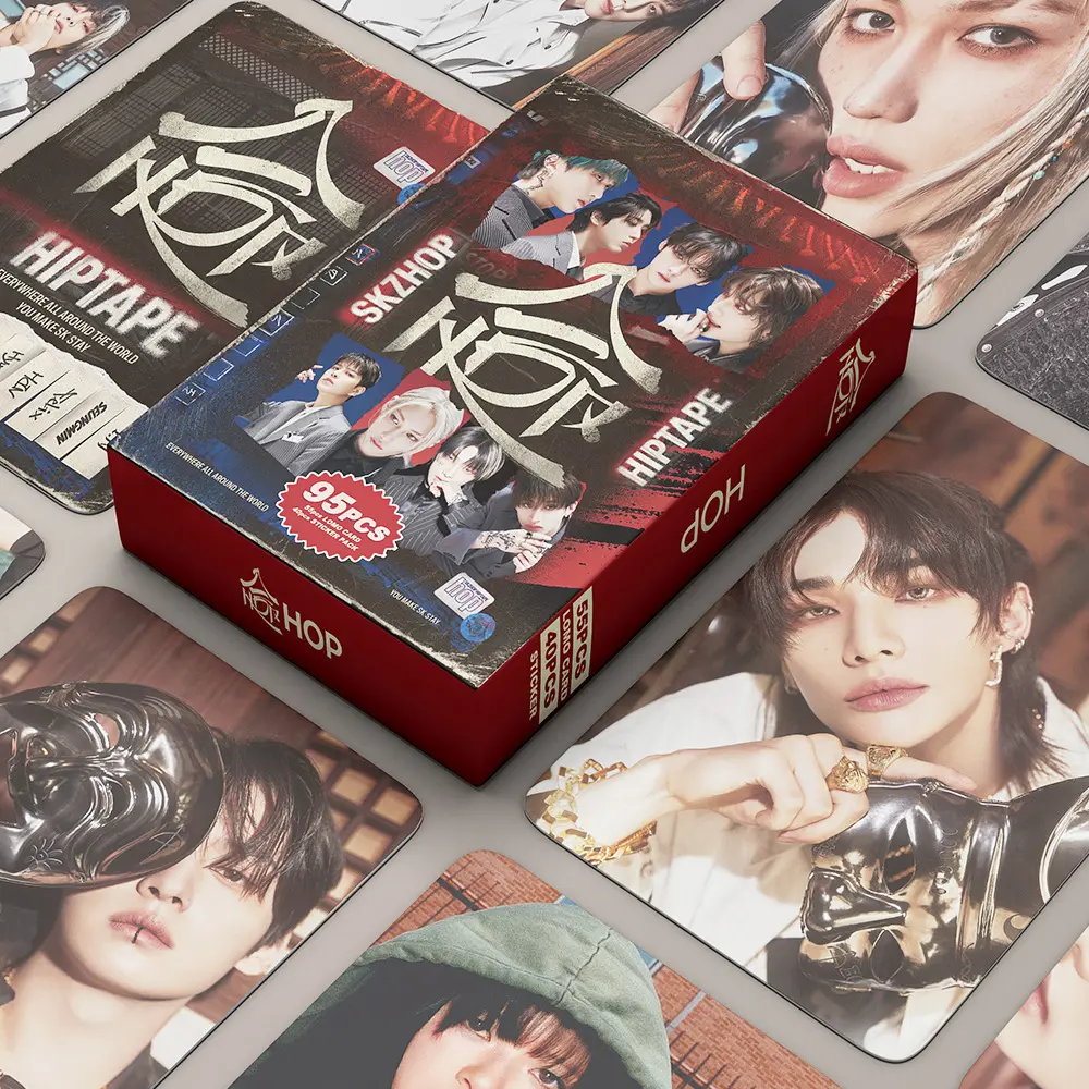 95pcs/Set KPOP Stray New Album Photocards Collection Lomo Cards High Quality Print Photo Cards Fan Gift