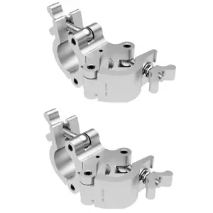 Global Truss Pro Swivel Clamp 2-Pack | Heavy-Duty Dual Swivel Clamp, 1100lb Capacity (TUV Approved)