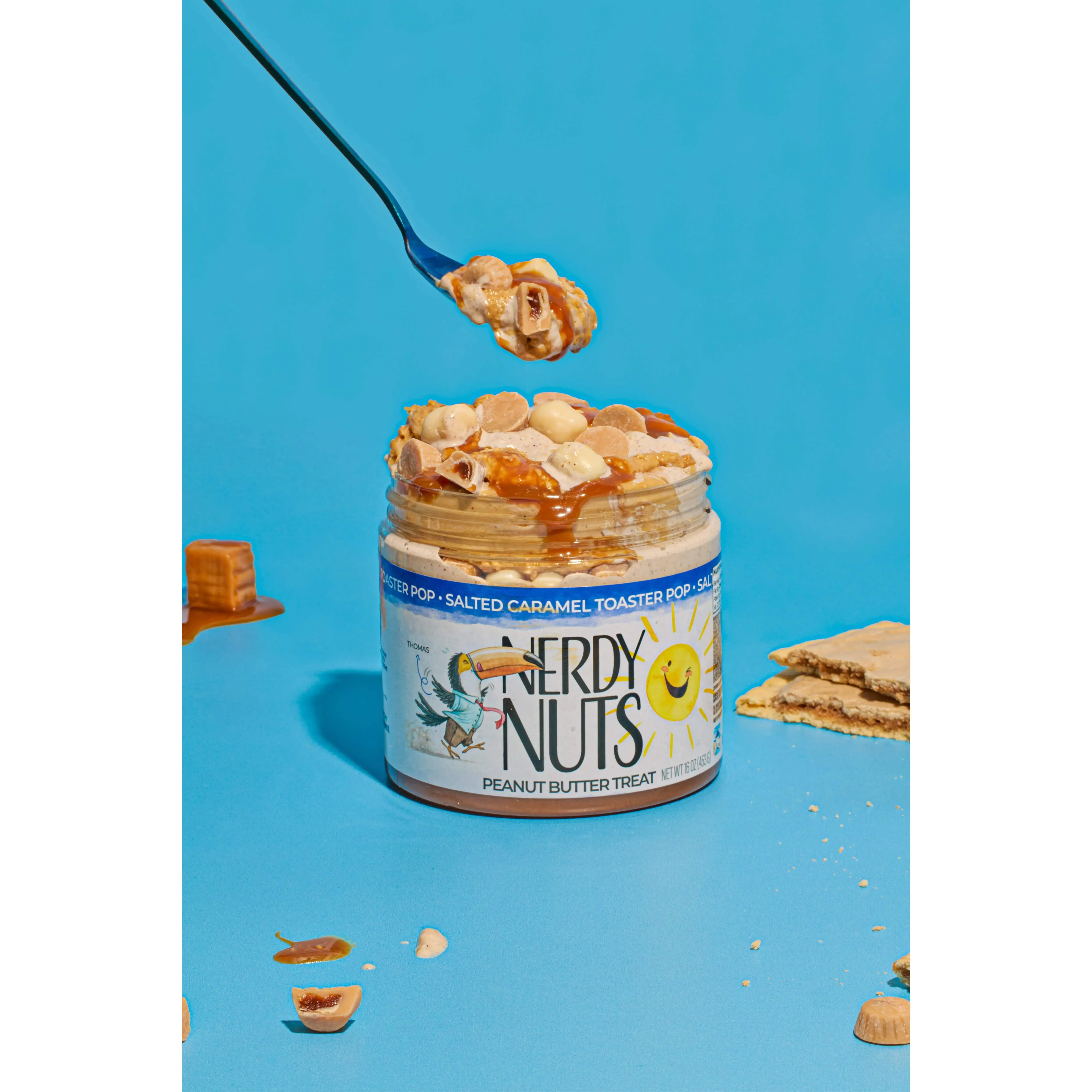 Salted Caramel Toaster Pop Peanut Butter Treat