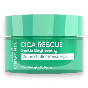 Luxe Organix Cica Rescue Gentle Brightening Derma Relief Moisturizer 50g