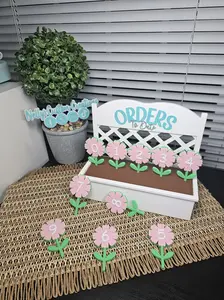 Flower Printer Order Counter, 3D Printing Supply for Office Equipment, Decor Signs, Lightweight Print Accessory for Computers & Office Use