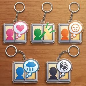 Tomodachi Life Frutiger Aero Keychain Retro Tech