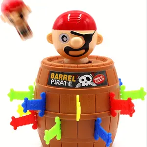 18-Piece Pirate Bucket Puzzle Party Game Set, Parent-Child Interactive Toy, Halloween Christmas Party Supplies, New Year Valentine's Day Gift