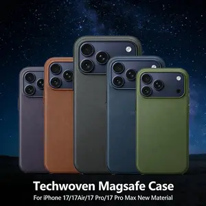 iPhone 17 Pro Max Techwoven Case, High-Quality Magsafe Wireless Charging Compatible, Protective Phone Cover for 17 Pro Max