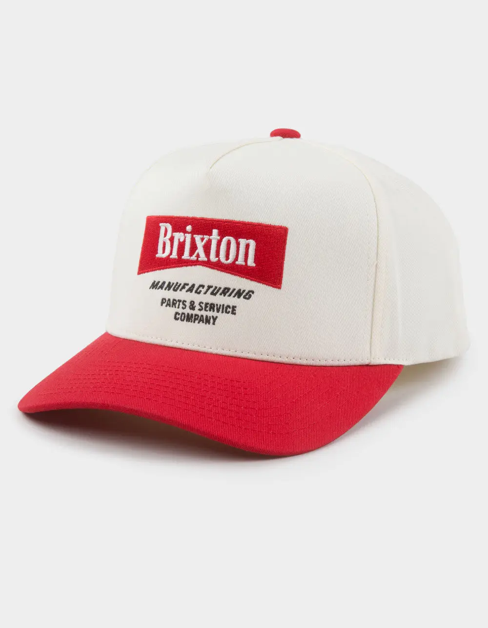 BRIXTON Mens Daily Service NetPlus® Snapback Hat, Red Combo BRIXTON Mens Daily Service NetPlus® Snapback Hat, Red Combo