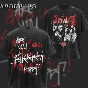 Vintage Retro Mudvayne band 2 sides T-Shirt, Mudvayne T-shirt, Washed Oversized T-Shirt, Rock Band Shirt, Rock Music Lover Shirt, Vintage Band Shirts Casual Fabric Fit Top ,Unisex Top Clothing, Oversize Shirt, Gift for fan, Y2k Styles ZIR