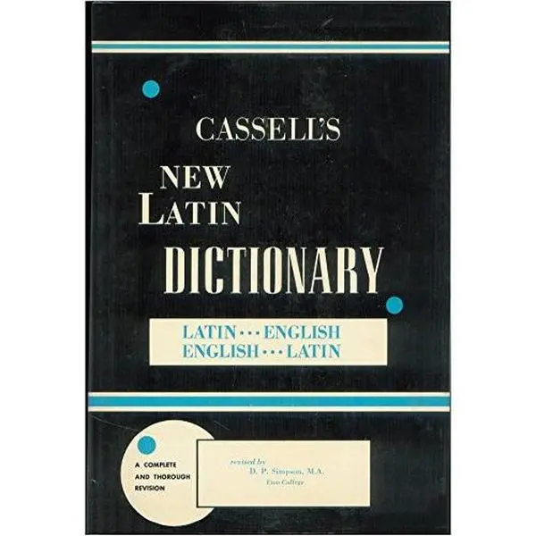 USED Book - Cassell's New Latin Dictionary: Latin English - English Latin by D P Simpson (Hardcover)
