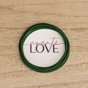 Pine: Silicone Jelly Bracelets-Stack of 6