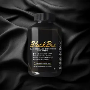 Black Seed & Honey Power Gummies with Ginseng – Immunity, Energy & Vitality Boost! Healthcare Dietary