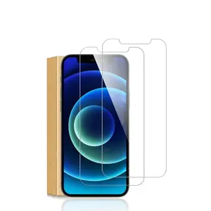 Full Coverage Phone Screen Protector, 2 Counts Tempered Glass Screen Protector, Phone Accessories Compatible with iPhone 11 12 13 14 15 16 Pro Max