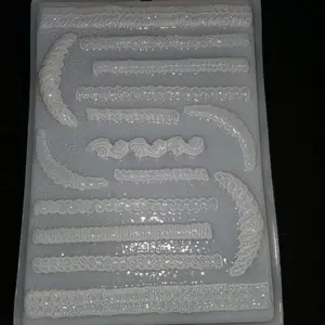 Molde de Plastico-  Whip Cream Various Dollops Design for Convenient Use