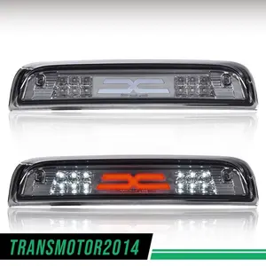 Fit For 2015-2018 Chevy Silverado GMC Sierra LED Rear Third Brake Light Lamp Black,Fit For 15-18 Chevy Silverado GMC Sierra LED Third 3rd High Mount Stop Light X Brake Light Third Brake Light G-PLUS fathersdaygift
