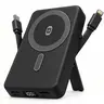 Portable Charger for Apple Watch & iPhone 18/17/16/15/14, 10000mAh 15W Fast Wireless Magnetic Power Bank with Built-in USB-C Cable, Ultra Slim 3-in-1 Mag-Safe Battery Pack with Smart LCD Display,techvibes