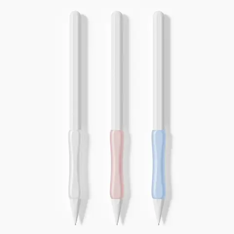 Silicone Pencil Grip, Comfortable Pen Grip, Anti-roll Wear-resistant Silicone Pencil Case, Tablet & Computer Accessories