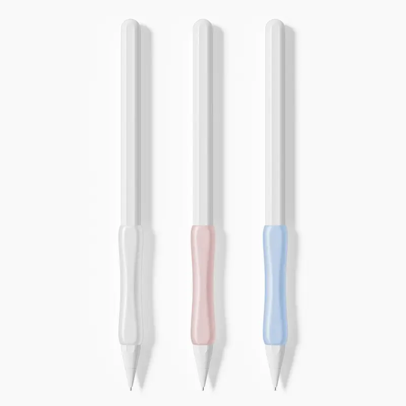 Silicone Pencil Grip, Comfortable Pen Grip, Anti-roll Wear-resistant Silicone Pencil Case, Tablet & Computer Accessories