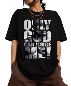 Only God Can Judge Me Tupac Shirt, Tupac Graphic Tee, Tupac Shakur Shirt, 2Pac Shirt, 90s Merch, Hip Hop 90s Legends Shirt, Rapper Shirt, Rapper Merch