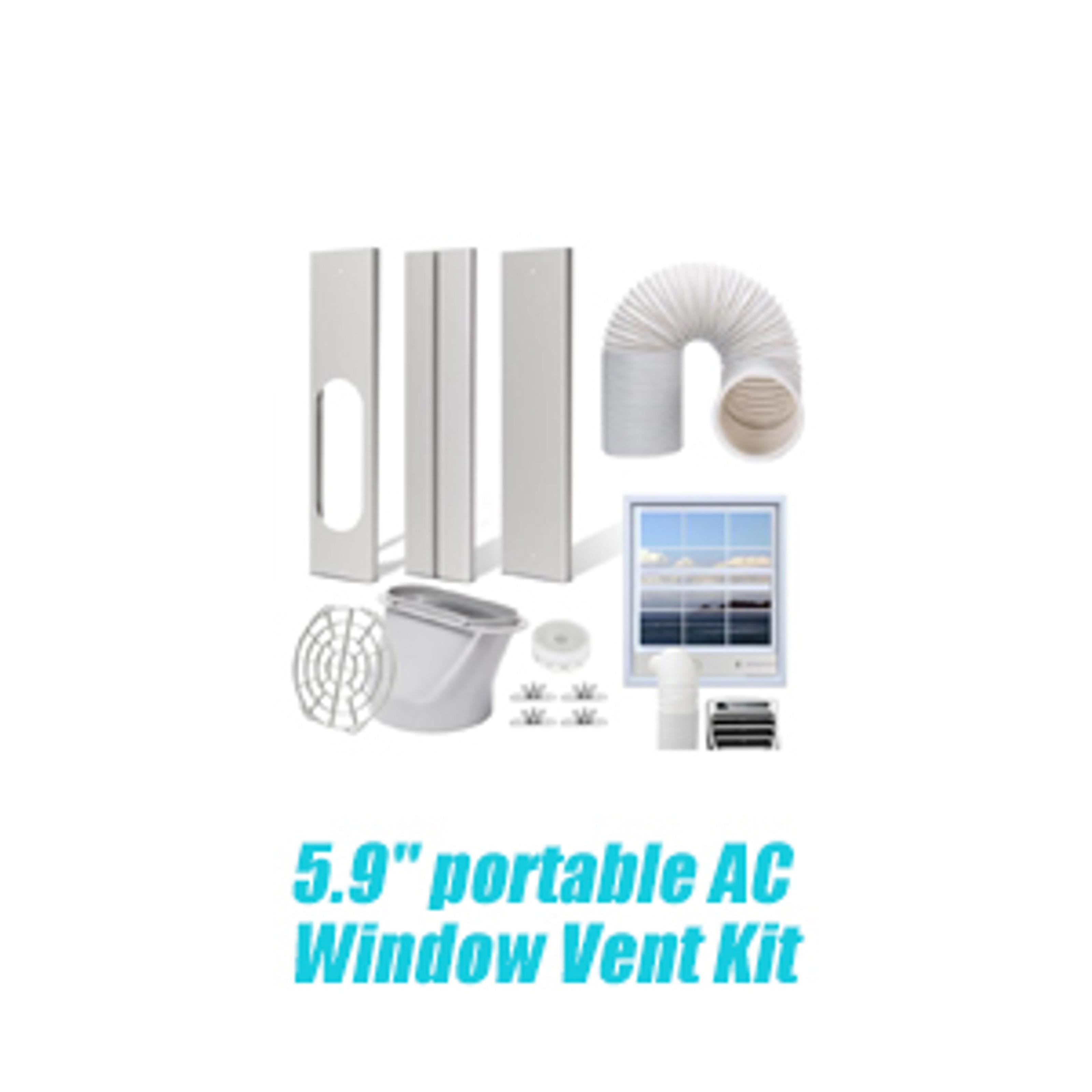 Portable Air Conditioner Hose, Portable Exhaust Vent Hose with 5.9 Inch Diameter, Universal Replacement AC Vent Hose Length up to 78.7"Gift.
