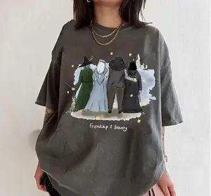 Mcgonagall Vintage Shirt, Minerva Mcgonagall Maggie Smith Sweatshirt, Friendship and Bravery Shirt, HP Hogwarts Shirt Cotton Top Womenswear