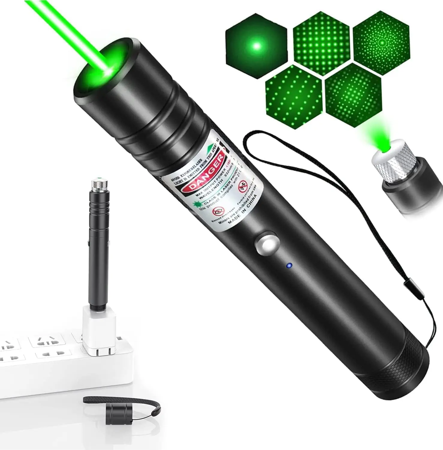 Rechargeable Green Laser Pointer/ Line Light Flashlight for TV/LED/LCD Screens  Flashlights Presentation, Laser Pointer Toy，Office / Outdoors / Cat/Astronomic / Construction