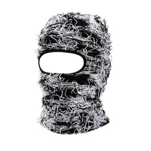 Knitted Furry Full Face Mask for Men and Women - Winter Fashion Accessory