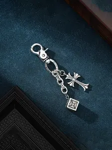 St. Patrick's Day Easter Hip Hop Cross Dice Jean Chain Keychain Set Trendy Waist Accessories Leg-Lengthening Streetwear Gift For Men Women