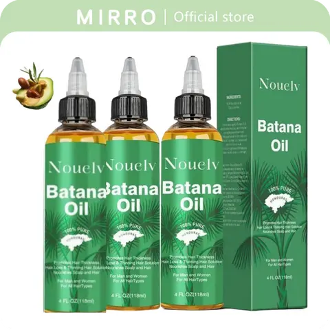 Batana Essential Oil - Ammonia-Free, Alcohol-Free Unisex Haircare Treatment for Adults (All Hair Types) - Hair Growth Support, Repair, Nourishment, Thicker Stronger Strands, Smooths Frizz, Calmer Strands