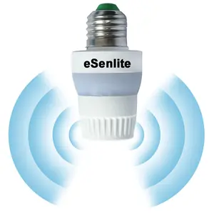 eSenlite Invisible Motion Retrofit Compact LED Bulb or Light Fixture Add-On SMART Sockets