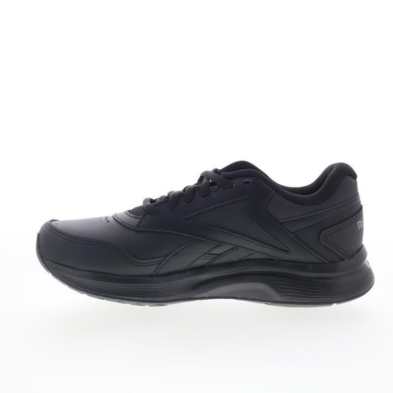 Reebok Walk Ultra Dmx 7 Max Womens Black Leather Lifestyle Sneakers Shoes