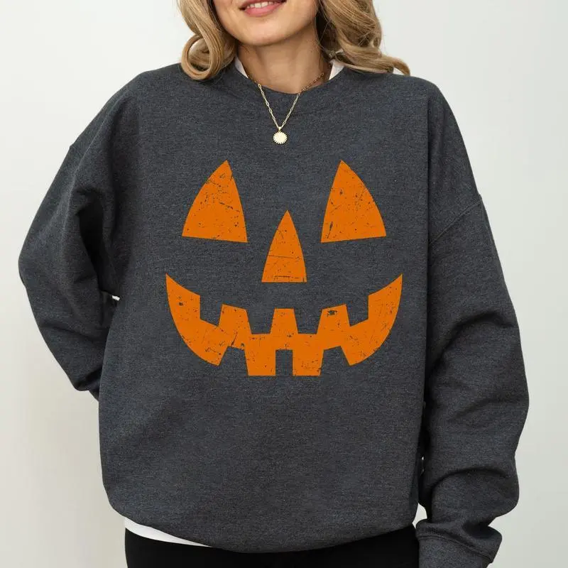 Jack-O-Lantern, Pumpkin, Cute, Halloween, Spooky, Trick Or Treat Costume, Witch Sweatshirt Jack-O-Lantern, Pumpkin, Cute, Halloween, Spooky, Trick Or Treat Costume, Witch Sweatshirt