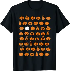 Jack O Lantern Cute Carved Pumpkin Face Halloween Costume T-Shirt - Diegoort Shop 68B0D9ZS9L6T