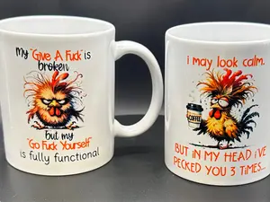 Funny Angry Chicken 11oz Mug