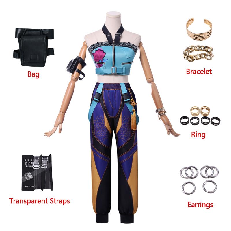 KPop Demon Hunter Huntrix Zoey Cosplay Costume For Adult Kids Girls