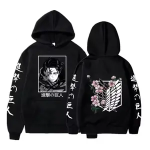 Hot Anime Attack on Titan Hoodie Perfect for Men and Women with Levi Graphic Artwork