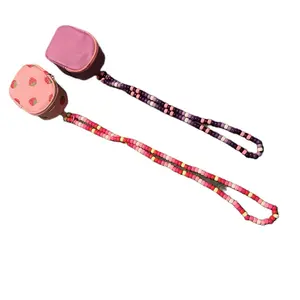 Mini Backpack Kandi Necklaces With Keyring