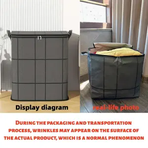 Large Capacity Foldable Storage Bags for Clothes and Quilts - Durable, Dustproof, Collapsible Storage Organizer, Perfect for Home or Dorm Use, Moving, and Seasonal Storage, Decorative Storage, Clothes Organizer Storage