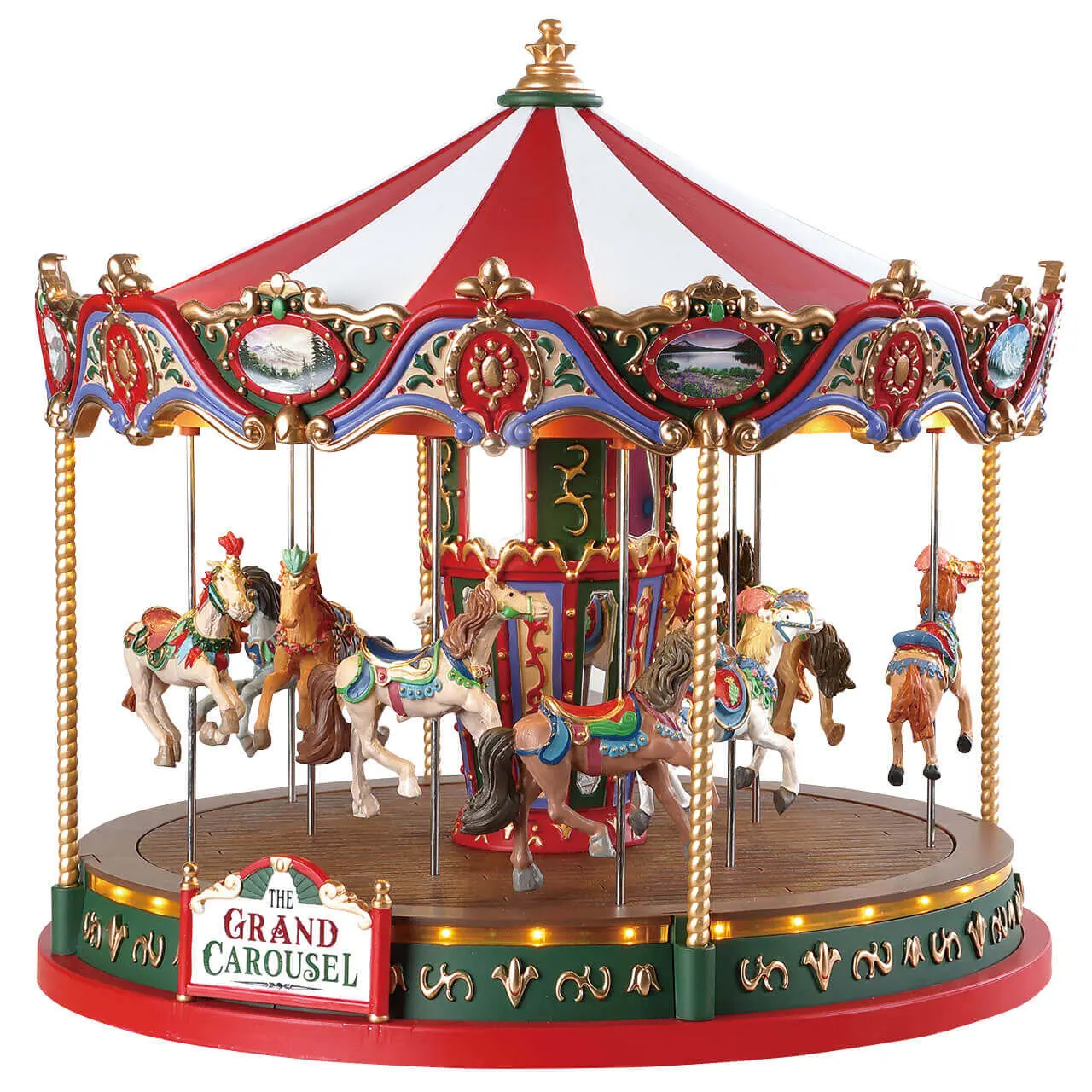 Lemax The Grand Carousel Animated Musical Sights and Sounds #84349