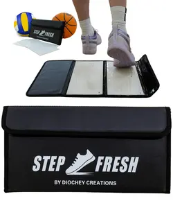 Portable Basketball Sticky Mat For Basketball Shoes | 120 Traction Sheets | Portable