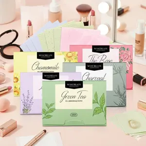 Portable Oil Absorbing Sheets for Face & T-Zone, Lightweight Non-Woven Blotting Paper, Keep Makeup Matte, Prevent Smudging & Shine, Compact Case, Gentle on Skin, No Ruin Foundation, Oil Control Beauty Tool, Makeup Accessories for On-the-Go Touch-Ups