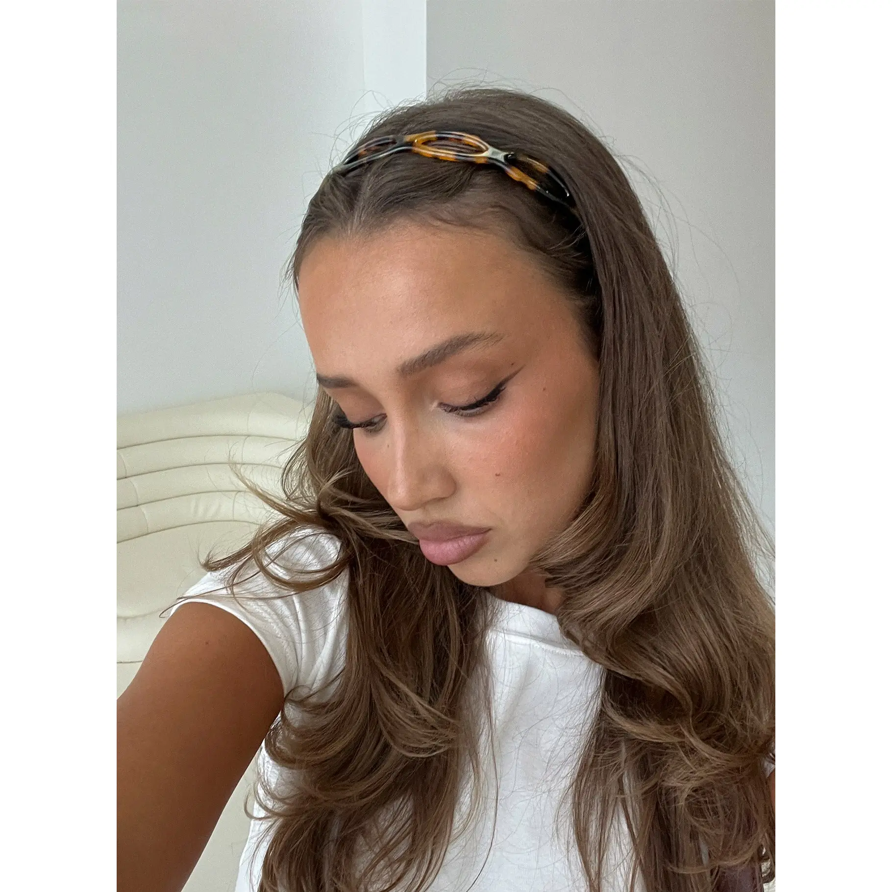 Slow Dance Headband Dark Tort