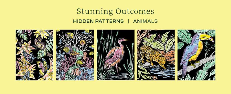 Lifelines FlowArt Guided Art Meditations – 2-Pack or 4-Pack Activity Pads with Themed Markers – Dot-by-Letter, Hidden Patterns, Pogo-Dot, Mosaic Designs, UV Art, or Dot-Pop - Coloring Books for Teens, Adults & Seniors