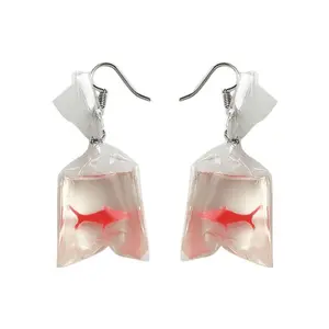 Fish Bag Earrings - Fashionable and Stylish Accessories