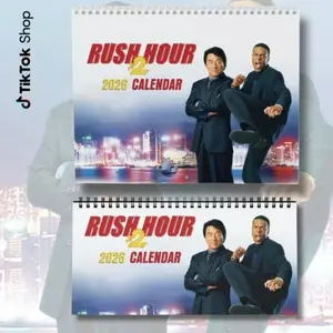 Rush Hour 2 Movie Quotes 2026 Wall Calendar | Funny Planner & Retro Gift