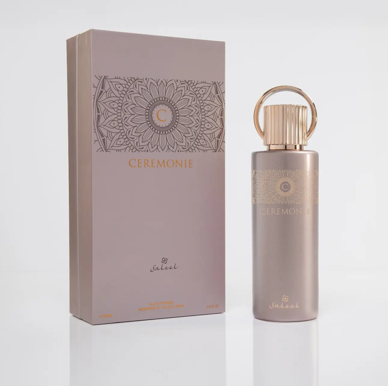 Saleel Ceremonie EDP For Women 3.4FL.OZ 100ML - Luxurious Black Currant & Saffron Scent with Rose & Patchouli Base Notes