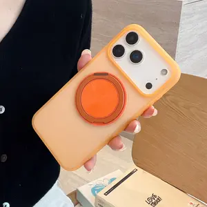 Jelly Candy For Magsafe Phone Case For IPhone 17 17pro 17pro Max 17air 16 15 14 13Pro Max  Magnetic 360 Holder Matte Cover﻿﻿﻿﻿