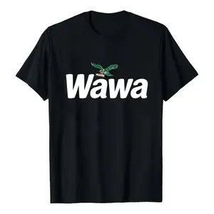 Wawa Eagles Football Team Fan T-Shirt, 100% Cotton Game Day Sport Lover Graphic Tee, Unisex Eagles Fan Gift